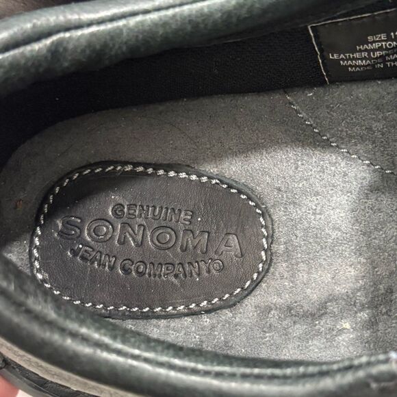 Vintage Genuine Sonoma Jean CO Men’s Hamptonite Black Casual Leather Loafers 11 main image 5